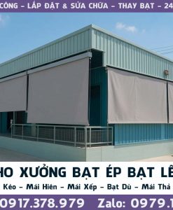 Bảng Giá May Ép Bạt, May Bạt Mái Thả Rèm Cuốn Che Nắng Mưa Tại Cẩm Mỹ