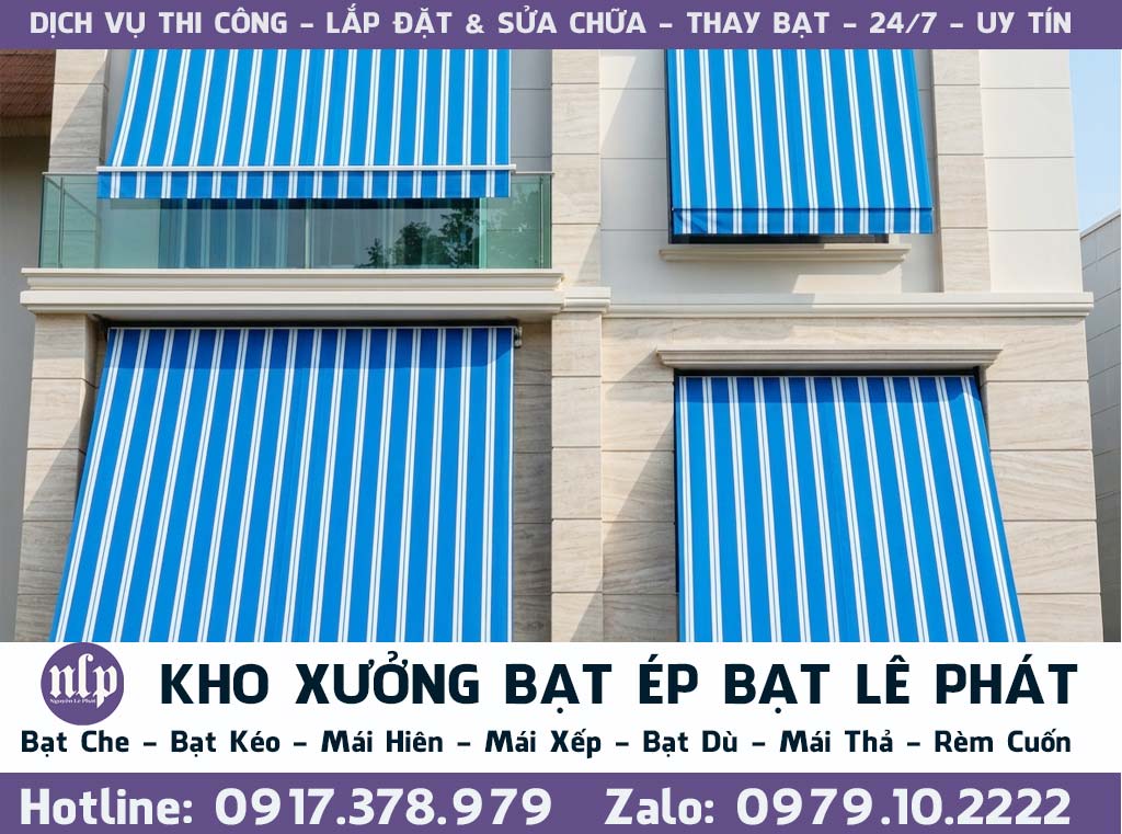 Bảng Giá May Ép Bạt, Nhận May Ép Bạt Mái Thả Ban Công Che Nắng Giá Tốt Tại Long Điền