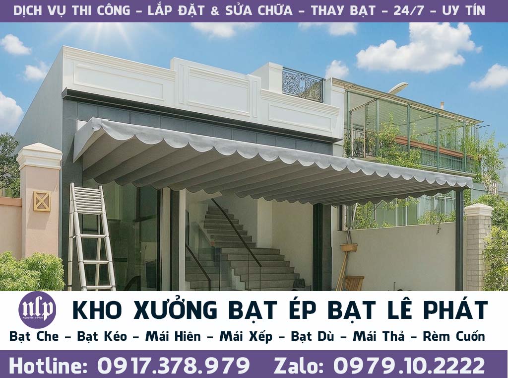Báo Giá May Ép Bạt Xếp, Mái Xếp Nhà Xưởng Giá Tốt Tại Tân Bình