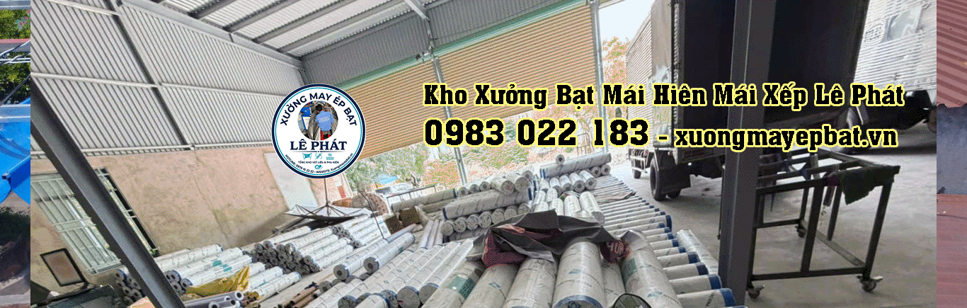 May ép bạt mái xếp lượn sóng