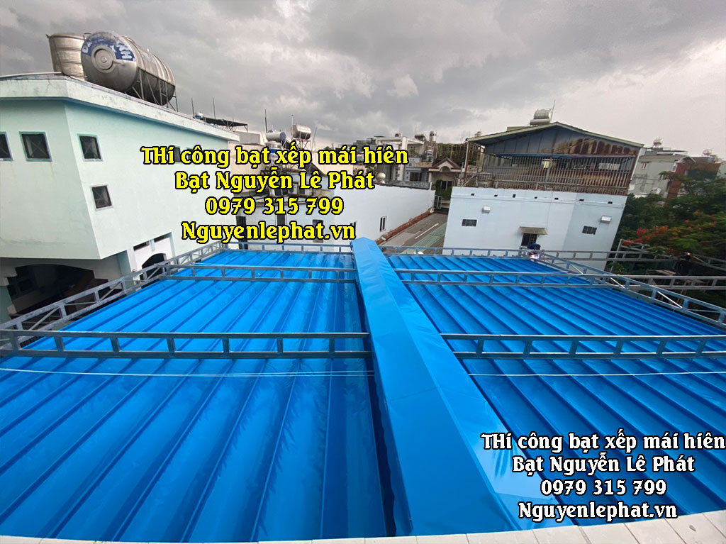 May bạt mái kéo, bạt Mái che công nghiệp khổ lớn Tại Bình Chánh
