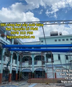 Thi Công Lắp Bạt Mái Xếp Di Động Tại Xuyên Mộc