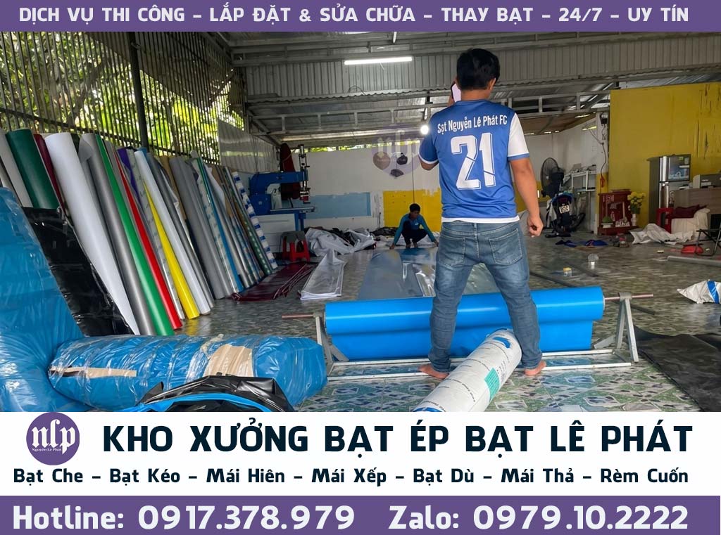 [Đơn Vị] Nhận Gia Công Ép Bạt Hiflex Số Lượng Lớn Tại Long An