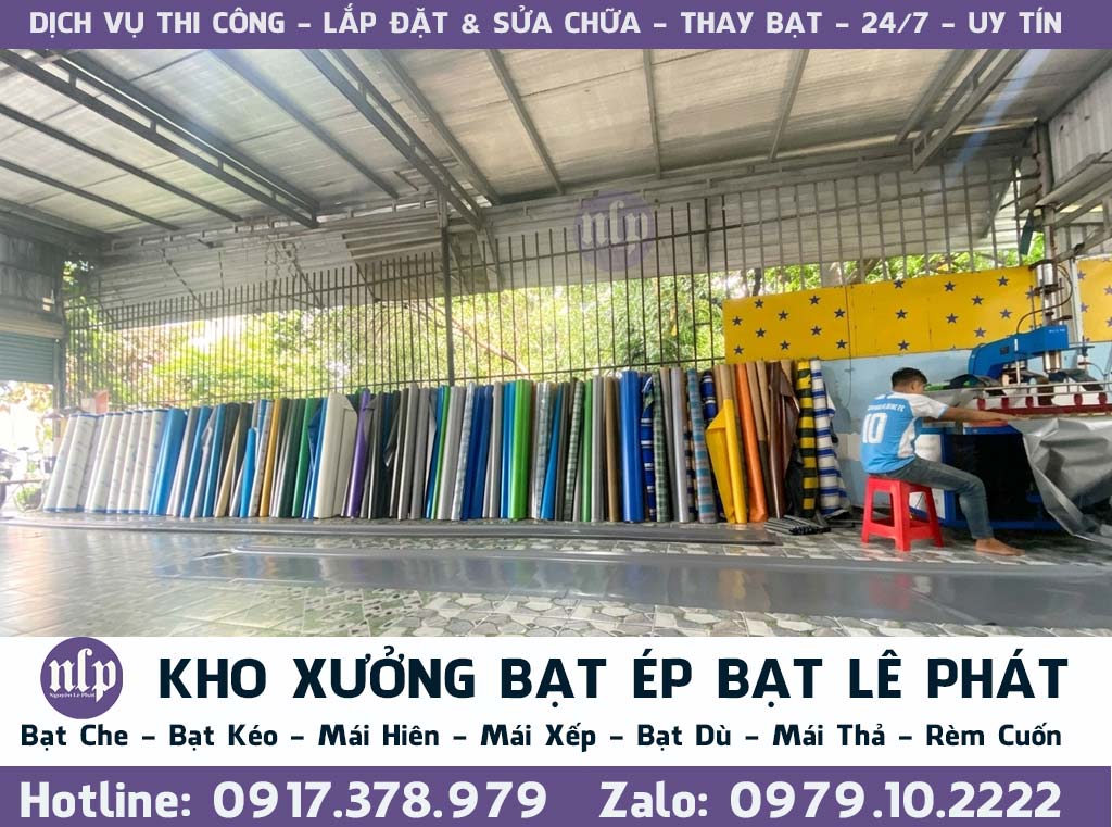 [Liên Hệ] Xưởng May Ép Bạt PVC Khổ Lớn Theo Yêu Cầu Tại An Giang