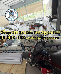 Xưởng may ép bạt mái hiên mái xếp